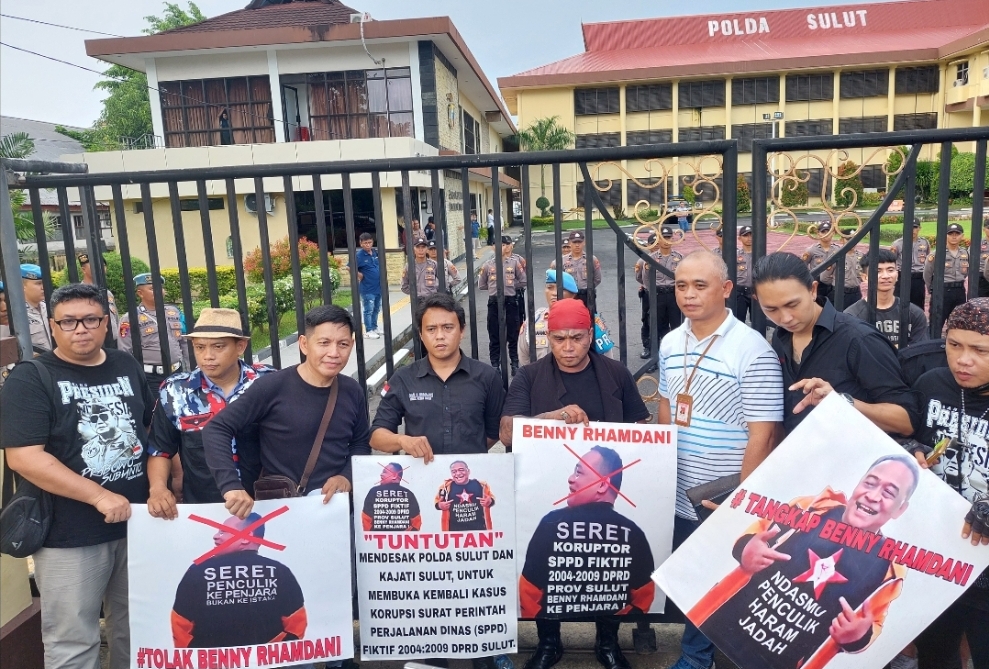 Gelar Aksi Damai di Manado, Garuda Minahasa dan Geram Sulut Desak Presiden Jokowi Copot Kepala BP2MI