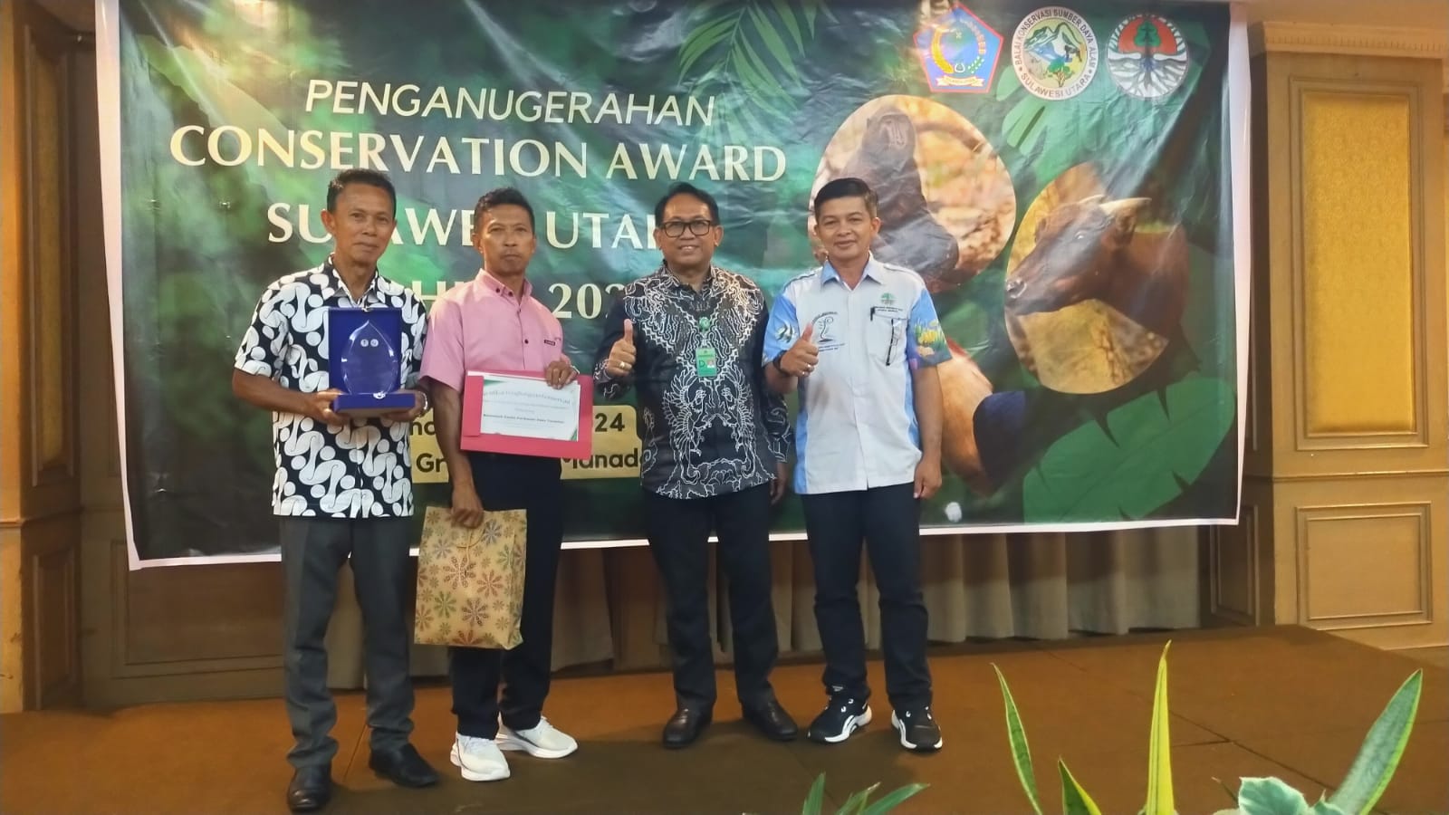 Conservation Award 2024 Sulut, Desa Tarabitan Raih Penghargaan Kategori Kelompok Usaha Masyarakat Berbasis Lingkungan