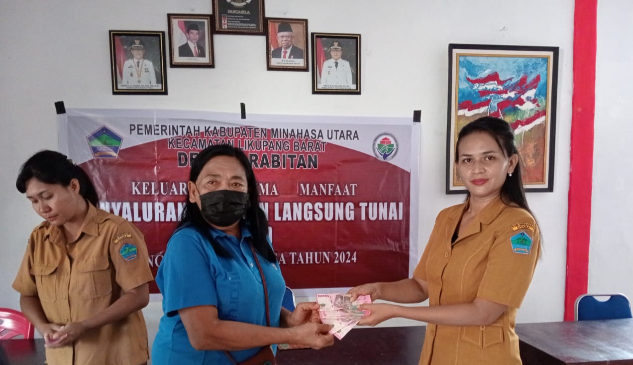 43 KPM Desa Tarabitan Terima BLT Dana Desa Juli-Agustus