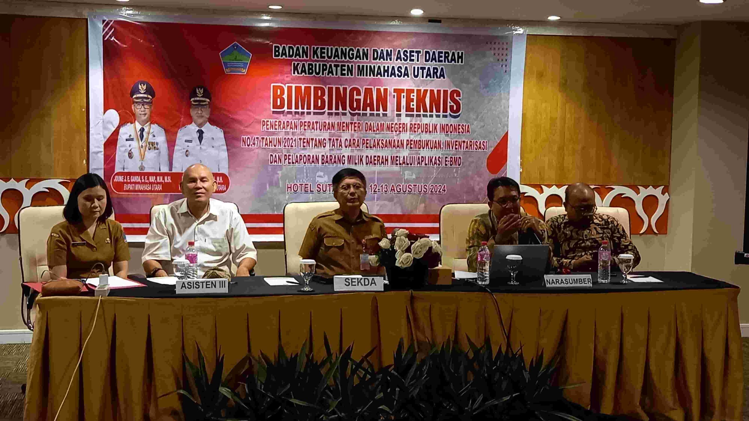 Tingkatkan Pengelolaan Barang Milik Daerah, BKAD MInut Gelar Bimtek Aplikasi E-BMD