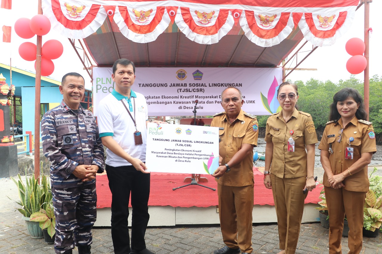 Dorong Ekonomi Kreatif Lewat Wisata dan UMK,PLN Resmikan Kampung Bahari Nusantara Desa Kulu