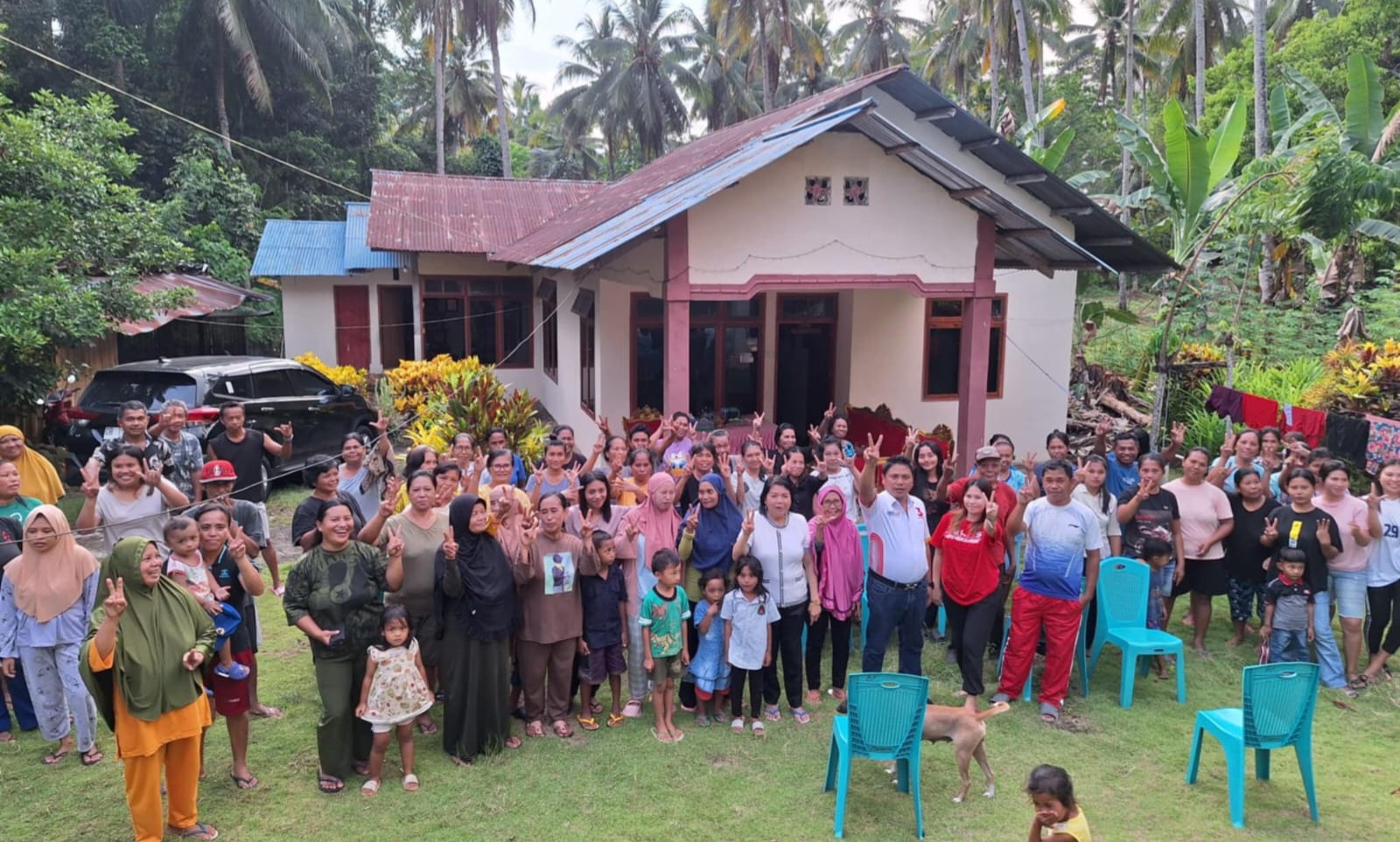Menangkan JGKWL dan SKADT, Relawan Demokrasi Minut Terus Bergerak Lakukan Konsolidasi di Likupang Barat