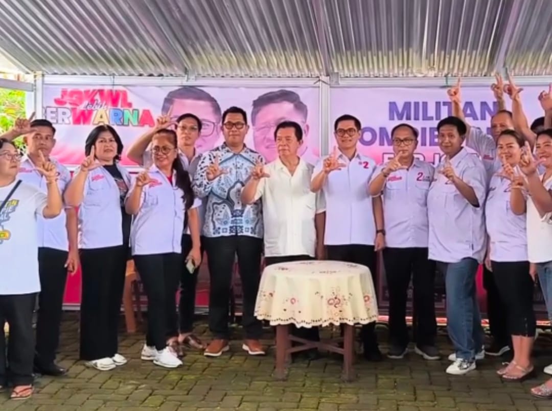 Resmikan Posko Militan Sompie Singal For JGKWL, Joune Ganda Terima Kasih Dukungannya