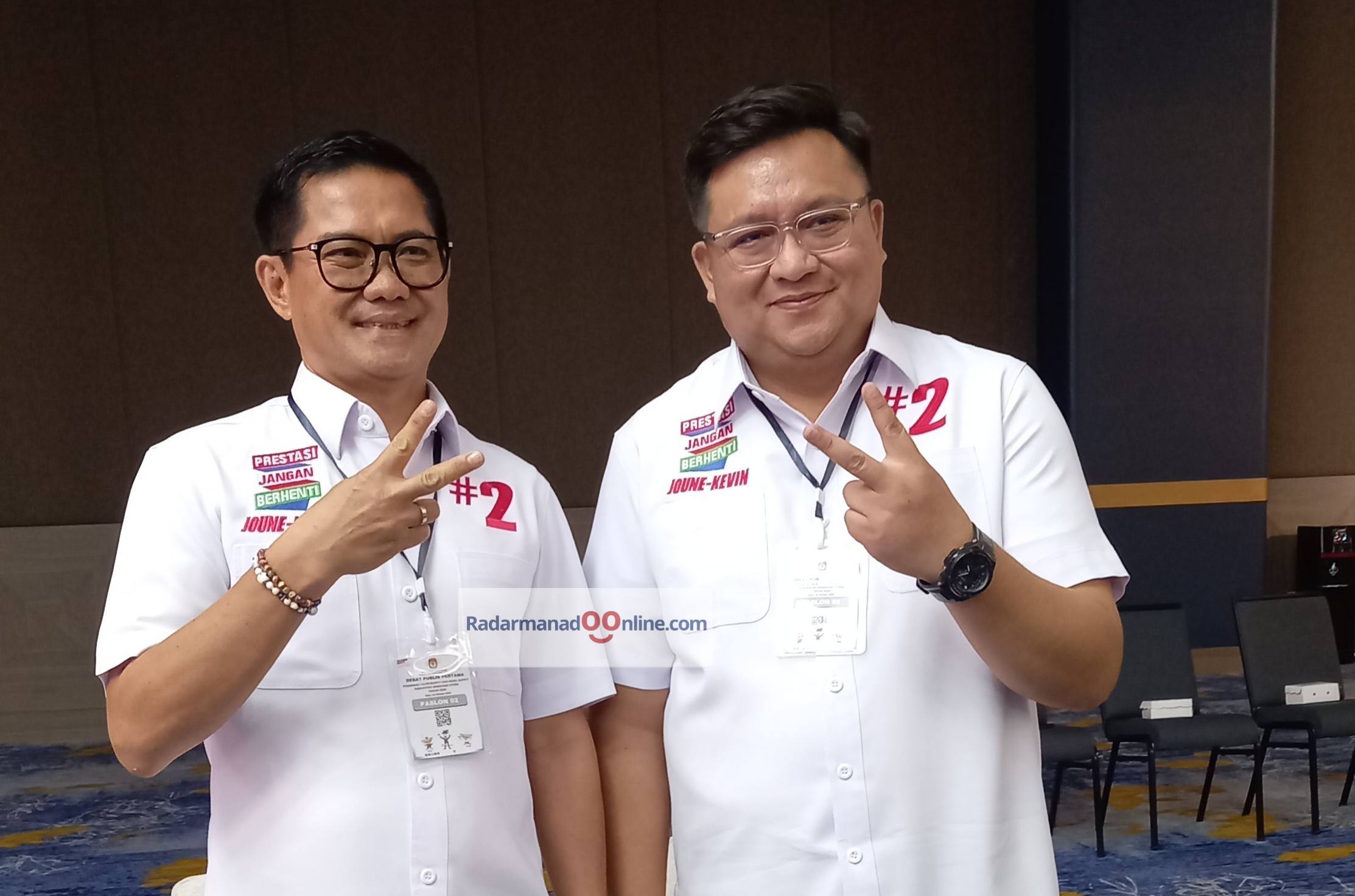 Kuasai Materi, Joune–Kevin Tampil Memukau di Debat Perdana