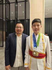 BANGGA: Robert Olivier Liester bersama Koordinator Nasional SEAMO Indonesia, Roy Lo.(FOTO/DOK PRIBADI)