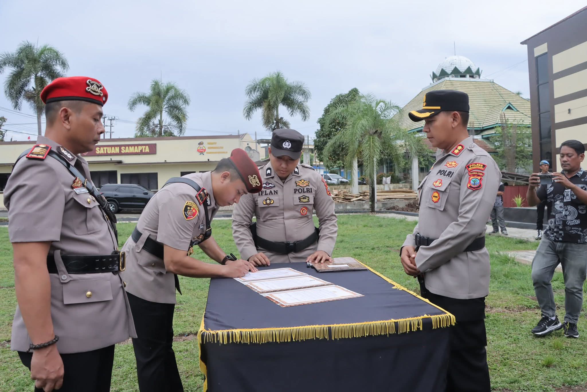 Iptu Ahmad Waafi Resmi Jabat Kasat Reskrim Polres Kotamobagu, Minta Dukungan Masyarakat Jaga Keamanan Bersama