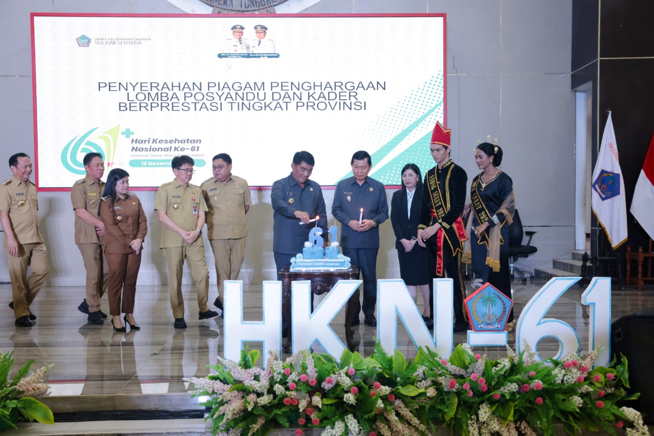 Hadir di Acara Puncak HKN ke-61 di Sulut, Gubernur Yulius Selvanus Ajak Perkuat Layanan Kesehatan