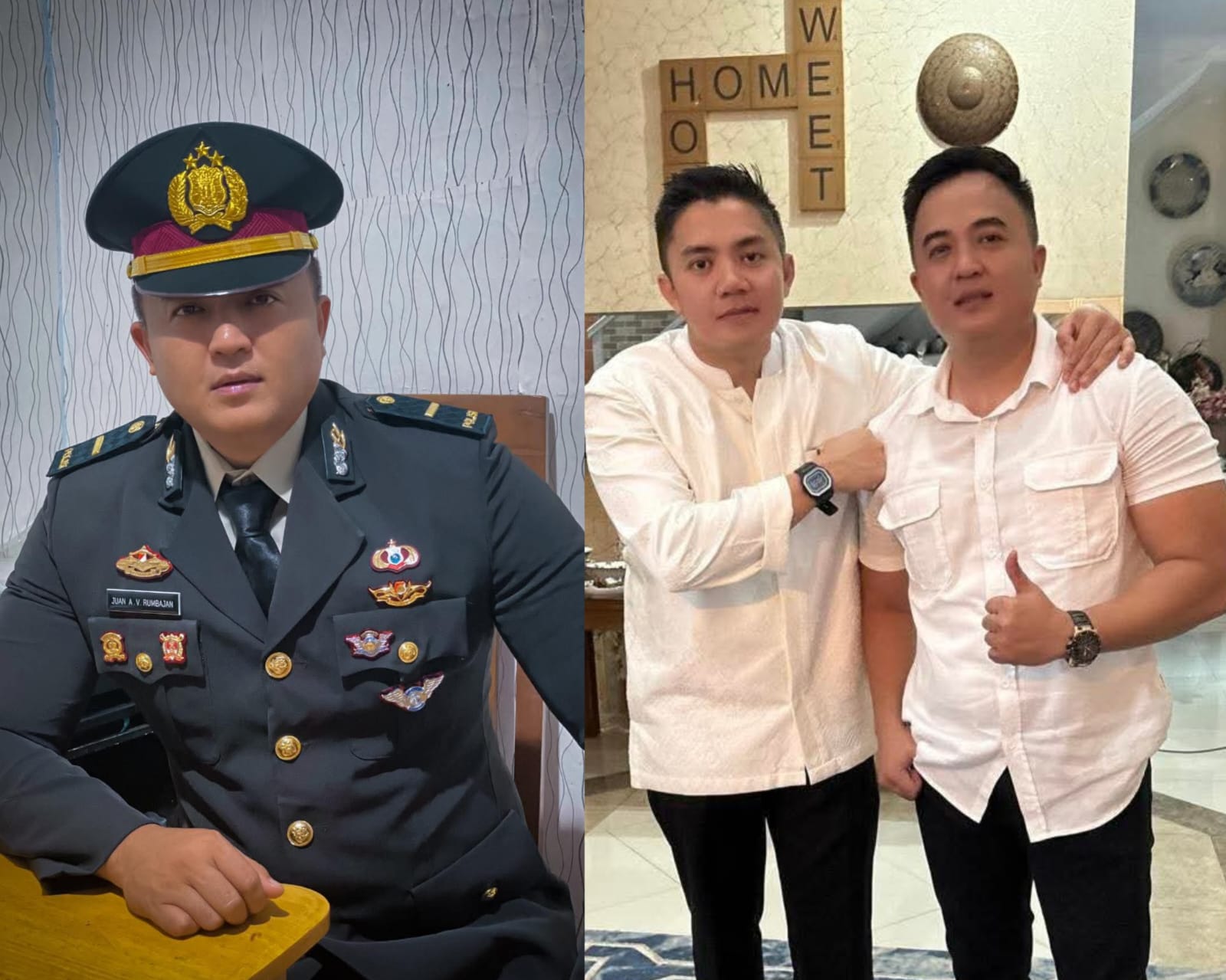 Sepupu Sekretaris Kabinet RI Jabat Kapolsek Dimembe Polres Minut, Simak Profil Ipda Juan Rumbajan