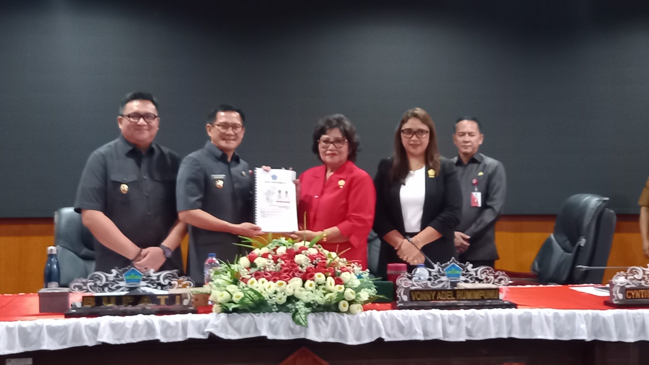 Paripurna LKPJ 2025, Bupati Joune Ganda Sampaikan Kinerja dan Capaian