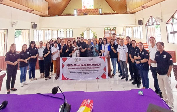 Jurusan Akuntansi Polimdo Gelar Pelatihan Manajemen Usaha di GMIM Zebaoth Kairagi Dua Manado