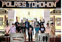 Dipimpin Iptu Royke Mantiri, Resmob Polres Tomohon Ungkap Kasus Pengeroyokan di Kakaskasen, 9 Pelaku Berhasil Ditangkap