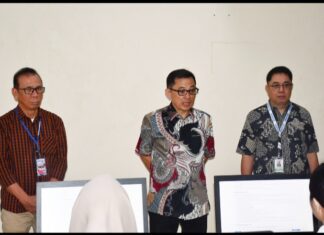 Rektor Unsrat Buka Ujian Tulis Berbasis Komputer (UTBK) 2026