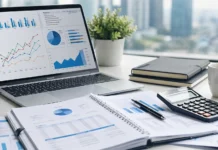 grafik keuangan dan rupiah menggambarkan risiko defisit APBN